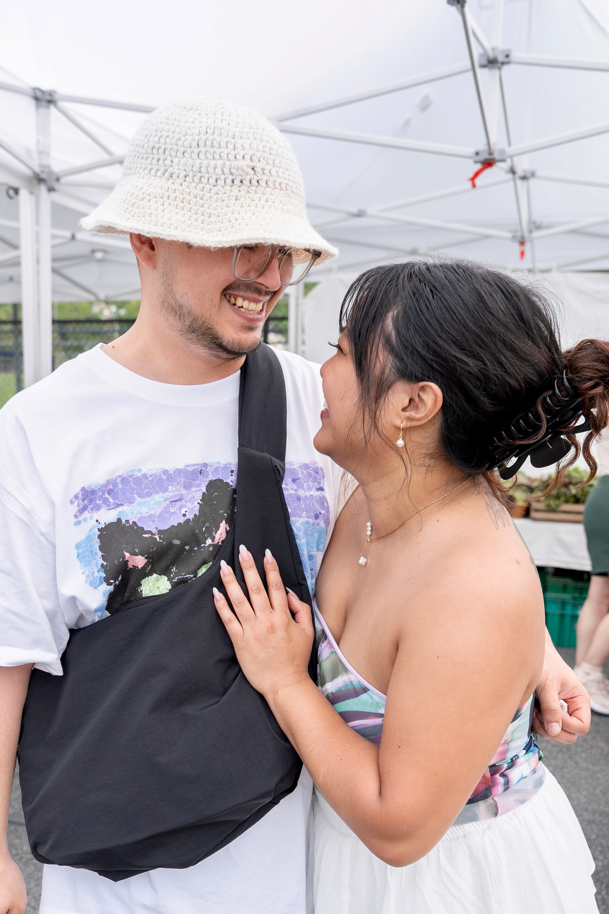 Market vendor portrait