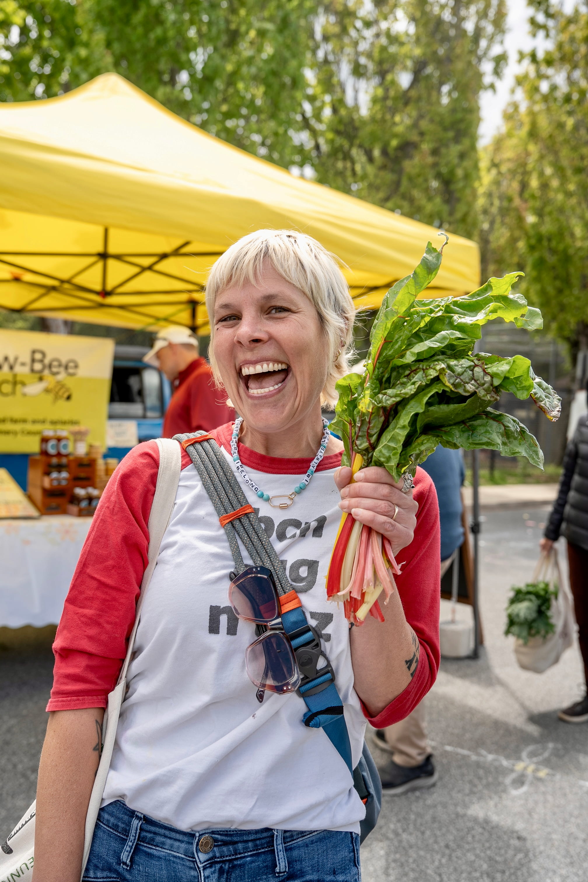 Market vendor portrait