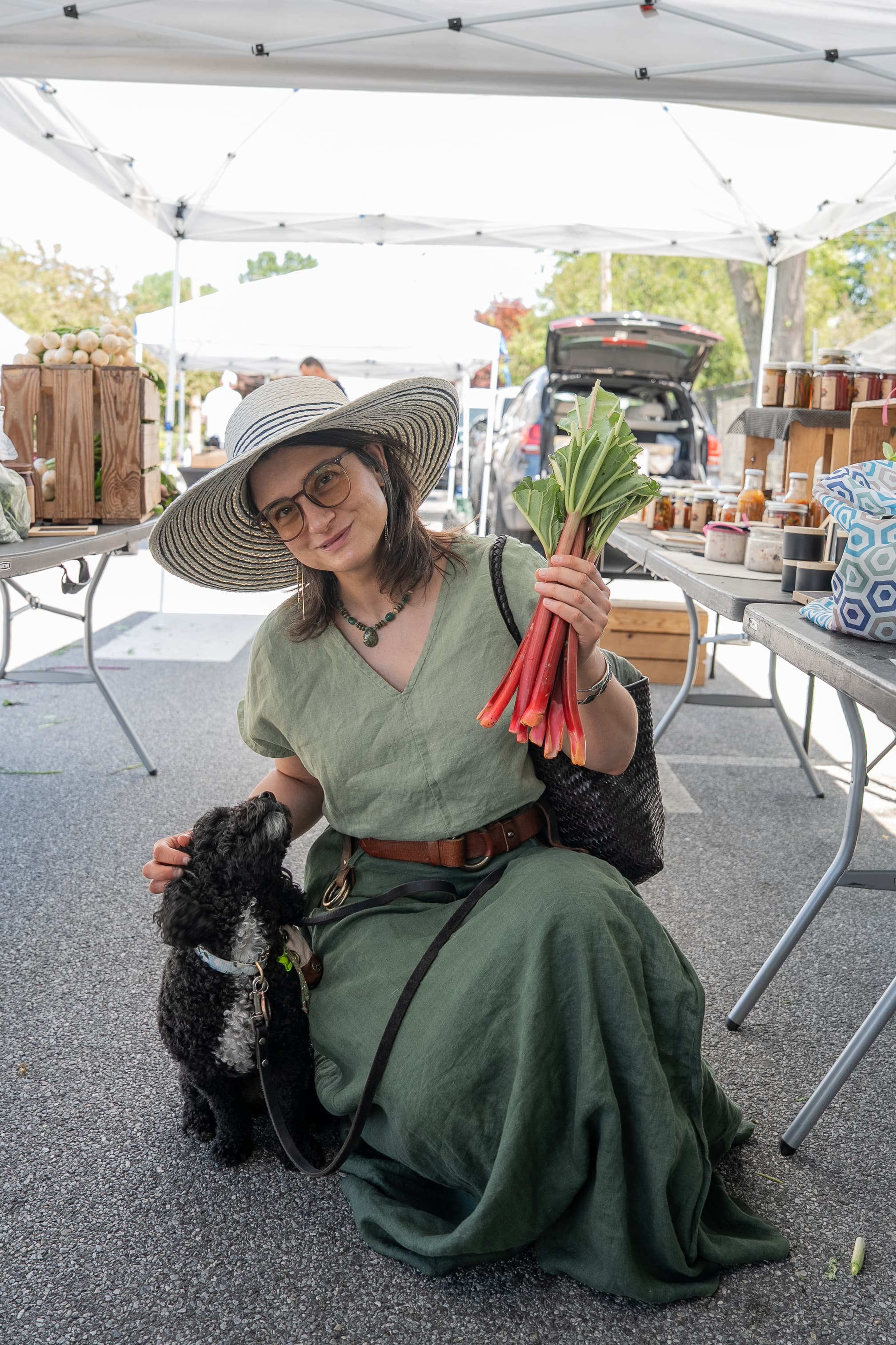 Market vendor portrait